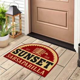 Sunset Sarsaparilla Door Mat - Image 3