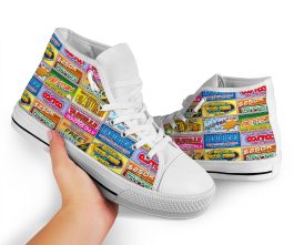 Idiocracy Shoes | Idiocracy Canvas High Tops