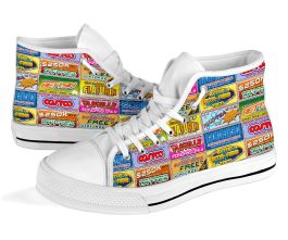 Idiocracy Shoes | Idiocracy Canvas High Tops
