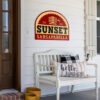 Sunset Sarsaparilla Metal Sign