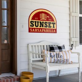 Sunset Sarsaparilla Metal Sign - Image 11