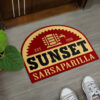 Sunset Sarsaparilla Door Mat
