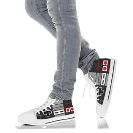 Nintendo NES Controller High Top Canvas Shoes