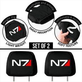 N7 Logo Headrest Covers - Image 5