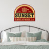 Sunset Sarsaparilla Metal Sign