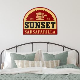 Sunset Sarsaparilla Metal Sign - Image 7
