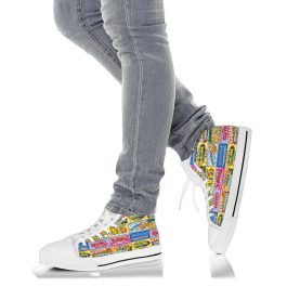 Idiocracy Shoes | Idiocracy Canvas High Tops