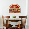 Sunset Sarsaparilla Metal Sign