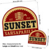 Sunset Sarsaparilla Door Mat