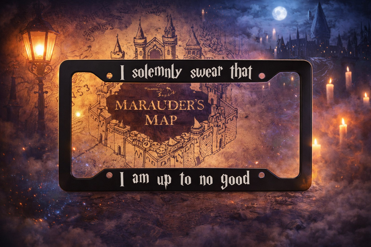 I Solemnly Swear License Plate Frame