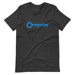 Aperture Laboratories Blue Logo T-Shirt - Image 2