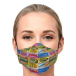 Idiocracy Face Mask - Image 1