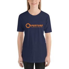 Aperture Laboratories - Orange Logo T-Shirt - Image 5