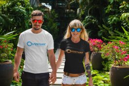 Aperture Laboratories - Orange Logo T-Shirt - Image 7