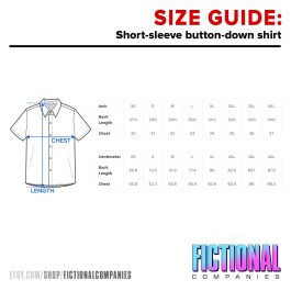 Button-down Shirt Size Guide