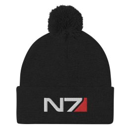 N7 Pom Pom Beanie - Image 4