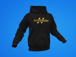 Hyperion Gold Logo Hoodie - Image 1