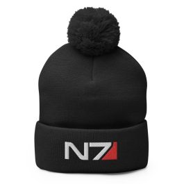 N7 Pom Pom Beanie - Image 3