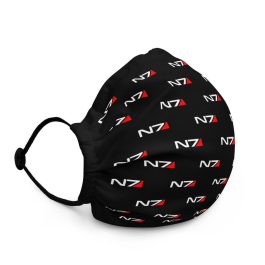 N7 Pattern Face Mask - Image 1