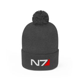 N7 Pom Pom Beanie - Image 5