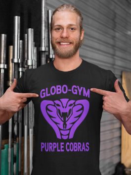 Globo Gym Purple Cobras T-Shirt - Image 1