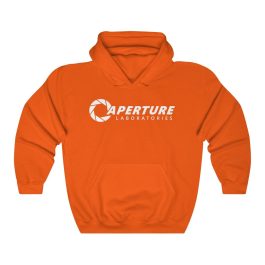 Orange Aperture Laboratories Hoodie - Image 3