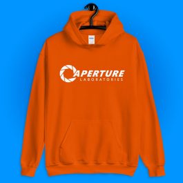 Orange Aperture Laboratories Hoodie - Image 2