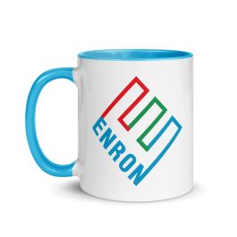 Enron Blue & White Mug - Image 4