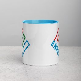 Enron Blue & White Mug - Image 8