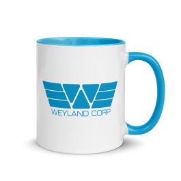 Weyland Corp Blue Mug - Image 1