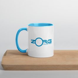 Zorg Industries Blue & White Mug - Image 4