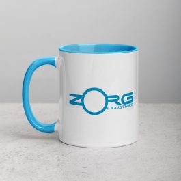 Zorg Industries Blue & White Mug - Image 7