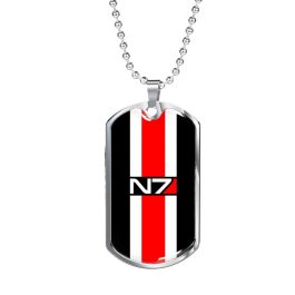 N7 Dog Tag and Chain - Image 3