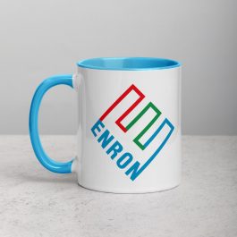 Enron Blue & White Mug - Image 7