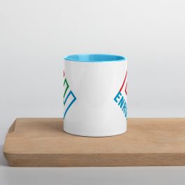 Enron Blue & White Mug - Image 2