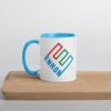 Enron Blue & White Mug
