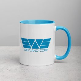 Weyland Corp Blue Mug - Image 9
