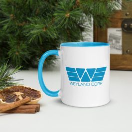 Weyland Corp Blue Mug - Image 10
