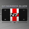 N7 Vanity Plate