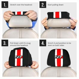 N7 Car Seat Headrest Covers - Image 3