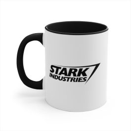 Stark Industries Black & White Mug - Image 3