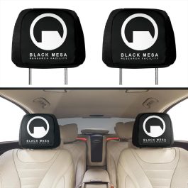 Black Mesa Car Seat Headrest Covers - Image 3