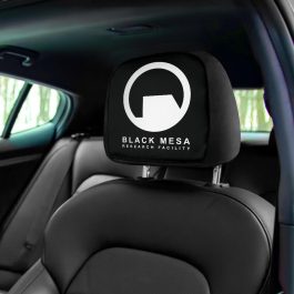 Black Mesa Car Seat Headrest Covers - Image 2
