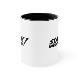 Stark Industries Black & White Mug - Image 2