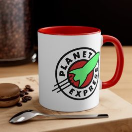 Planet Express Red Mug - Image 7