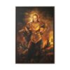 Framed Vigo The Carpathian Canvas Print
