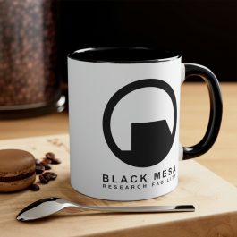 Black Mesa Mug - Black/White - Image 4