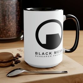 Black Mesa Mug - Black/White - Image 5