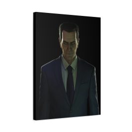 The G-Man Portrait Canvas Print - Image 1