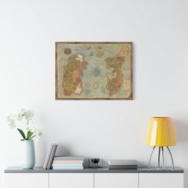 WoW Classic Map of Azeroth Canvas Print - Image 4